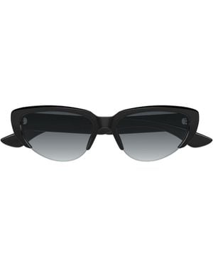 McQueen Eyewear Cat-Eye Frame Sunglasses - White