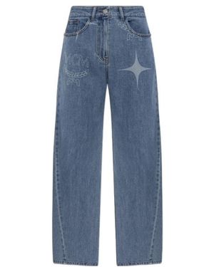 MCM Belt Loop Jeans - Blue