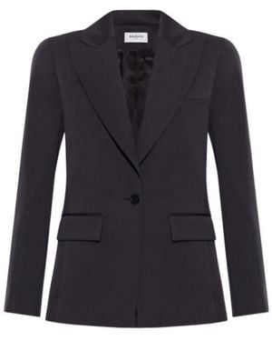 Balmain Long-Sleeve Blazer - Blue