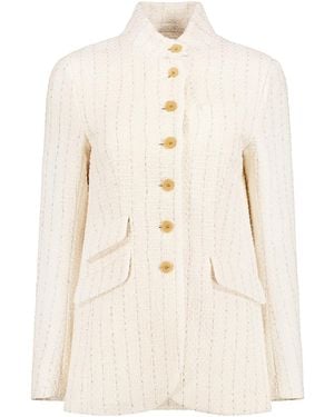 Rag & Bone Long-Sleeved Suit Jacket - Natural
