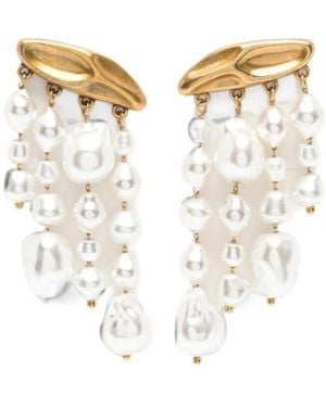 Cult Gaia Tassel Earrings - White