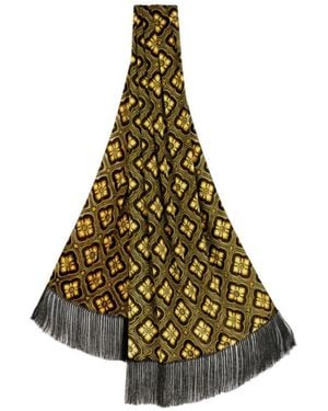Etro Fringed Velvet Shrug Scarf - White