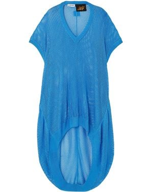Loewe Asymmetrical Dress - Blue