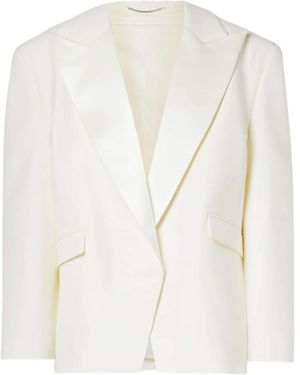Magda Butrym Long-Sleeved Suit Coat - White