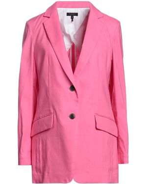 Rag & Bone Minimalist Leather Blazer - Pink