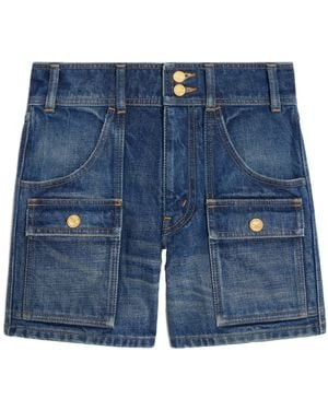 Celine Kitty Shorts - Blue