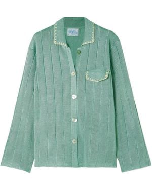 Calle Del Mar Rib-Knit Shirt - Green