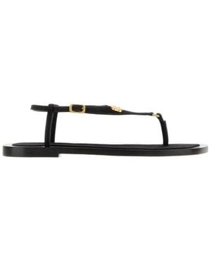 Balenciaga Riva Thong Flat Sandals - White