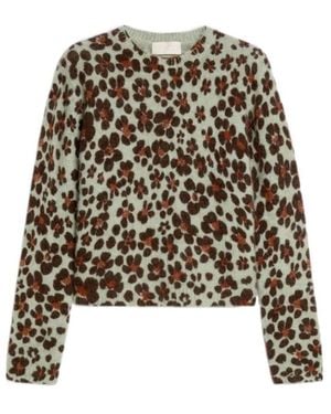 iBlues Printed Knit Top - Black