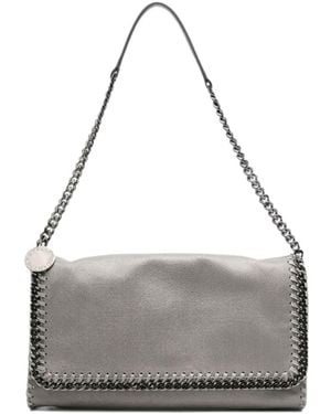 Stella McCartney Falabella Chain-Trim Shoulder Bag - Gray