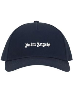 Palm Angels Classic Logo Baseball Cap - Blue