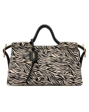 Isabel Marant Print Handbag - Black