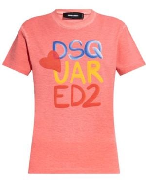 DSquared² T-Shirts - Pink