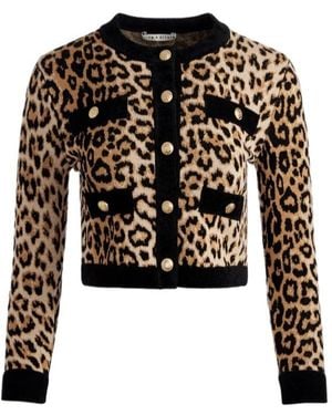 Alice + Olivia Claira Cardigan - Black