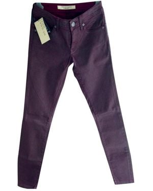 Burberry Logo Details Skinny Jeans - Blue