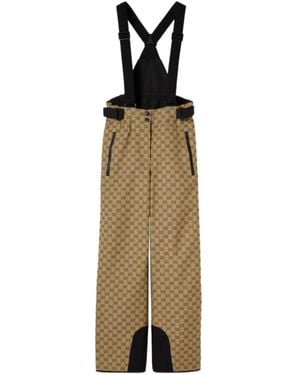 Gucci Gg Jacquard Pants - Metallic