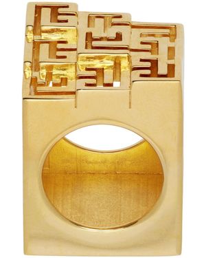 Balmain 3D Multi Pb Ring - Metallic