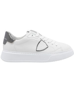 Philippe Model Lace-Up Sneakers - White
