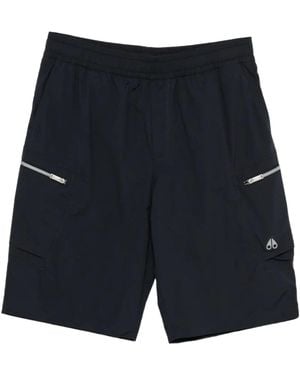 Moose Knuckles Elastic-Waist Shorts - Blue