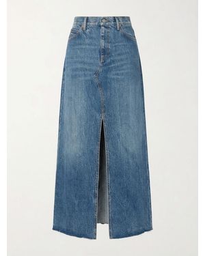 Gucci Horsebit Denim Skirt - Blue