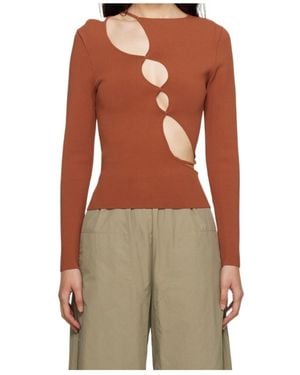 Paris Georgia Basics Long-Sleeved T-Shirt - Brown