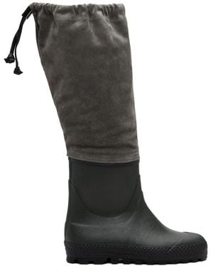 Rier Farmer Rain High Boots - Black