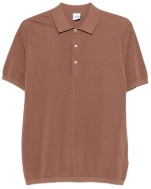 Aspesi Knitted Polo Shirt - Brown