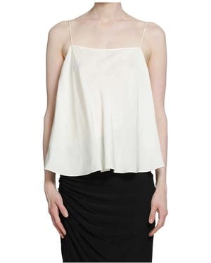 Alaïa Square Neck Suspenders - White