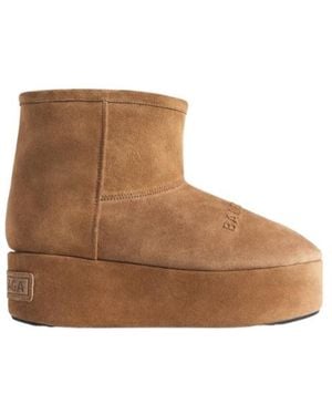 Balenciaga Alaska Platform Boots - Brown