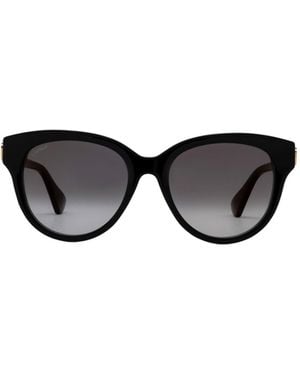 Cartier Round Frame Sunglasses - Black