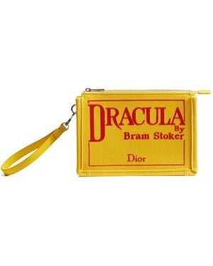 Dior A5 Triangle Pouch - Yellow