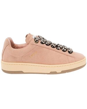 Lanvin Round-Headed Low-Top Casual Shoes - Pink