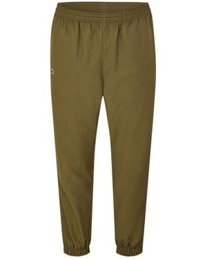 Lacoste Taffeta Closed Hem Tracksuit Bottoms - Green