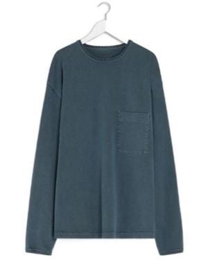Lemaire Long-Sleeve Pocket T-Shirt - Green