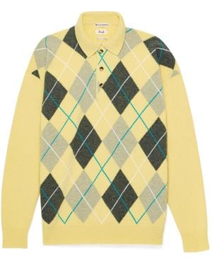 JW Anderson Jw Anderson X Pringle Polo Shirt - Yellow