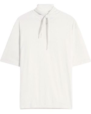 Lemaire T-Shirt With Scarf - White