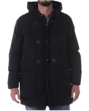 Armani Jeans Long Sleeve Down Jacket - Blue