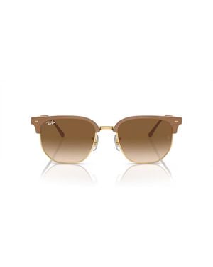 Ray-Ban New Clubmaster Square-Frame Sunglasses - White