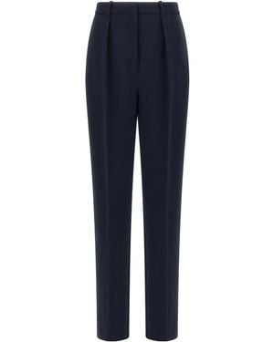 Elisabetta Franchi Crepe De Chine Pants - Blue