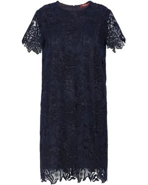 Max Mara Short-Sleeved Dress - Blue