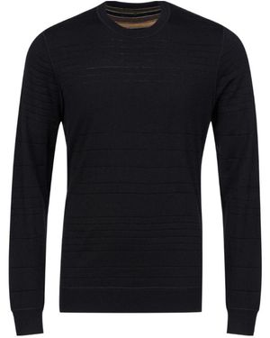 Emporio Armani Double-Sided Knitted Jumper - Blue