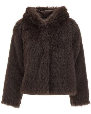Kaos Long-Sleeve Hooded Jacket - Brown
