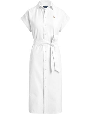 Polo Ralph Lauren Short Sleeve Dress - White