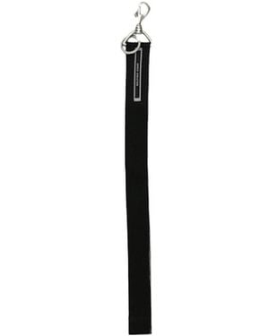 Rick Owens Logo Keychain - White