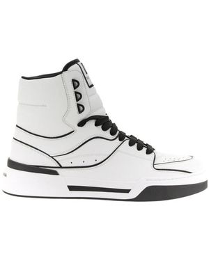 Dolce & Gabbana New Roma Mid-Top Trainers - White