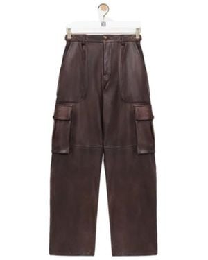 Loewe Casual Pants With Belt Loops - Brown