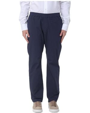 Barena Casual Pants With Elastic Waist - Blue