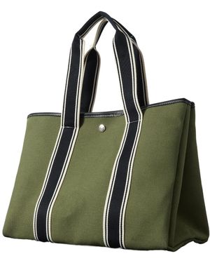Rue de Verneuil Medium Canvas Handbag - Green