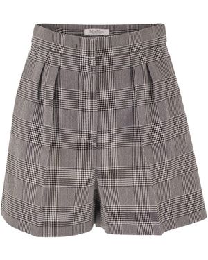 Max Mara Pleated Shorts - Gray