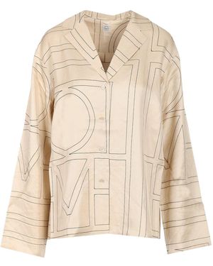 TOTEME Long-Sleeved Shirt - Natural